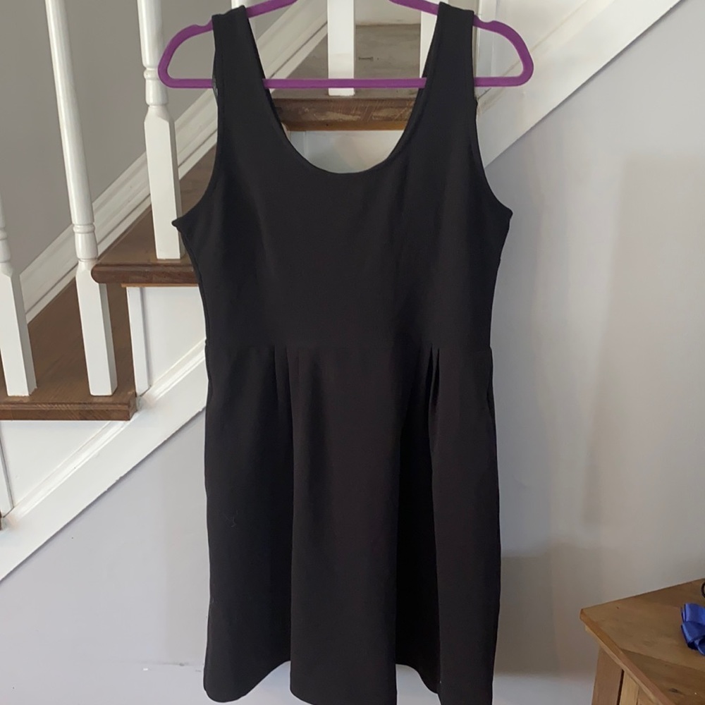 Liz Claiborne sleeveless black dress XL